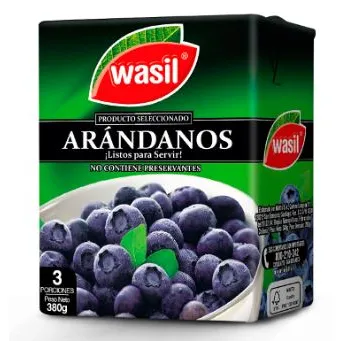 ID 4204349 - FRUTA CONSERVA WASIL ARANDANOS CAJA 380 G UNIDAD