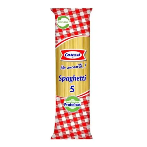 ID 4206134 - SPAGHETTI CAROZZI N°5 BOLSA 400 G UNIDAD