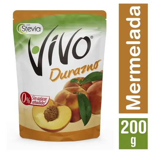ID 4206185 - MERMELADA SIN AZUCAR VIVO DAMASCO BOLSA 200 G UNIDAD
