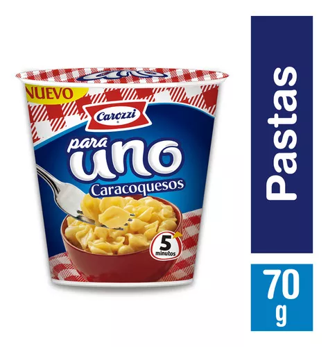 ID 4197363 - PASTA INSTANTANEA CAROZZI CARACOQUESO 70 G UNIDAD