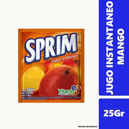 ID 4199896 - JUGO EN POLVO SPRIM MANGO SOBRE 25 G UNIDAD