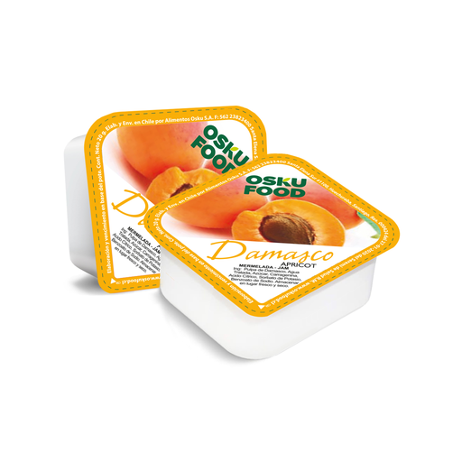 ID 4226467 -MERMELADA PORTION PACK OSKU DAMASCO 25 G CAJA 192 UNIDADES