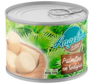 ID 4206560 - VERDURA CONSERVA ANGELMO PALMITOS EN RODAJAS TARRO 800 G UNIDAD