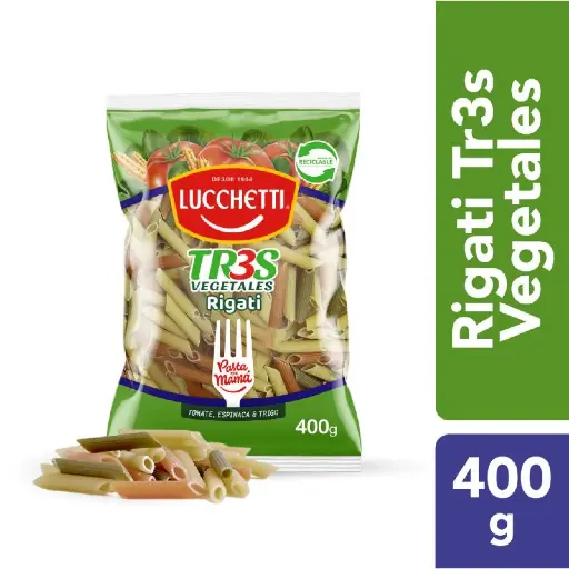 ID 4200270 - RIGATI LUCCHETTI TRICOLOR BOLSA 400 G UNIDAD