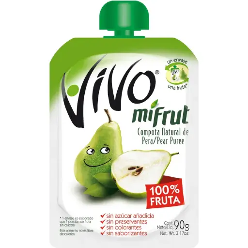 ID 4199301 - COMPOTA PARA BEBE VIVO PERA 90 G UNIDAD