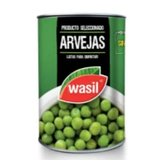 ID 4215400 - VERDURA CONSERVA WASIL ARVEJITAS TARRO 300 G UNIDAD