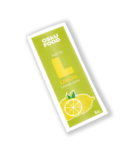 ID 4216794 - SUCEDANEO DE LIMON SACHET OSKU 8 CC CAJA 300 UNIDADES
