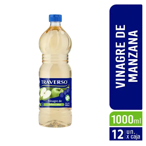 ID 4216998 - VINAGRE TRAVERSO MANZANA BOTELLA 1 L UNIDAD