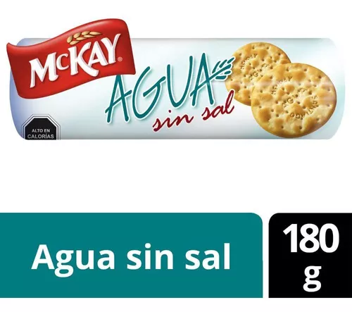 ID 4217134 - GALLETA DE AGUA SIN SAL MCKAY PAQUETE 180 G UNIDAD