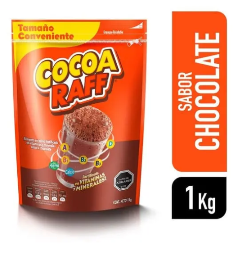 ID 4217508 - SABORIZANTE COCOA RAFF CHOCOLATE BOLSA 1 K UNIDAD