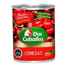 ID 4218562 - FRUTA EN CONSERVA DOS CABALLOS CEREZAS EN ALMÍBAR TARRO 590 G UNIDAD