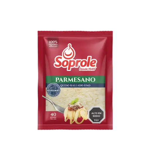ID 4224393 - QUESO RALLADO SOPROLE PARMESANO BOLSA 40 G UNIDAD
