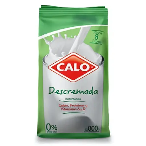 ID 4213972 - LECHE EN POLVO DESCREMADA CALO BOLSA 800 G UNIDAD