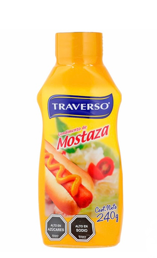 ID 4215587 - MOSTAZA BOTELLA TRAVERSO 240 G UNIDAD