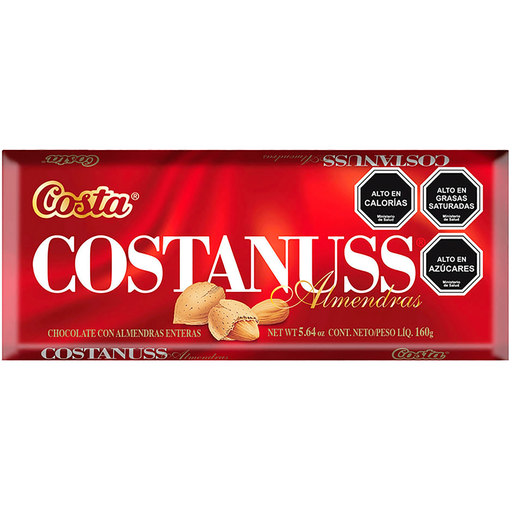 ID 4215876 - CHOCOLATE COSTA ALMENDRAS BARRA 250 G UNIDAD
