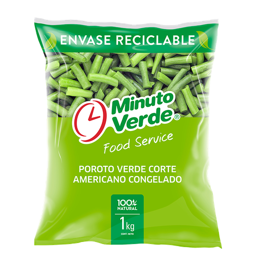 ID 4282684 - POROTO VERDE CONGELADO MINUTO VERDE CORTE AMERICANO BOLSA 1 K UNIDAD